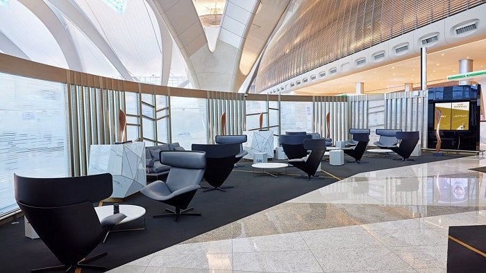 Preview : Etihad First and Business Class Lounges in Terminal A Abu Dhabi Zayed International Airport