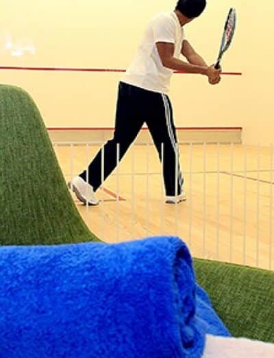 Squash Session at Doha Airport